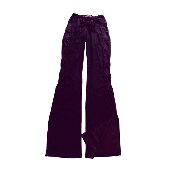 Tiger Mist Side Cut Out Pants in Black - Picture 1 of 3